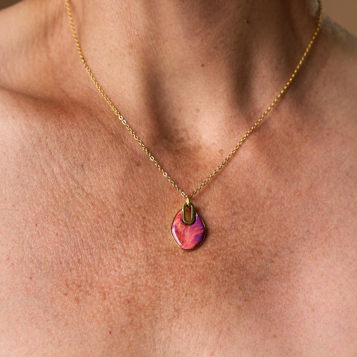 Collier Truecolors (Ronce de Noyer/or)