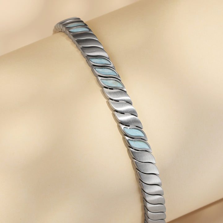 Windkiss (Aquamarin/Silber)