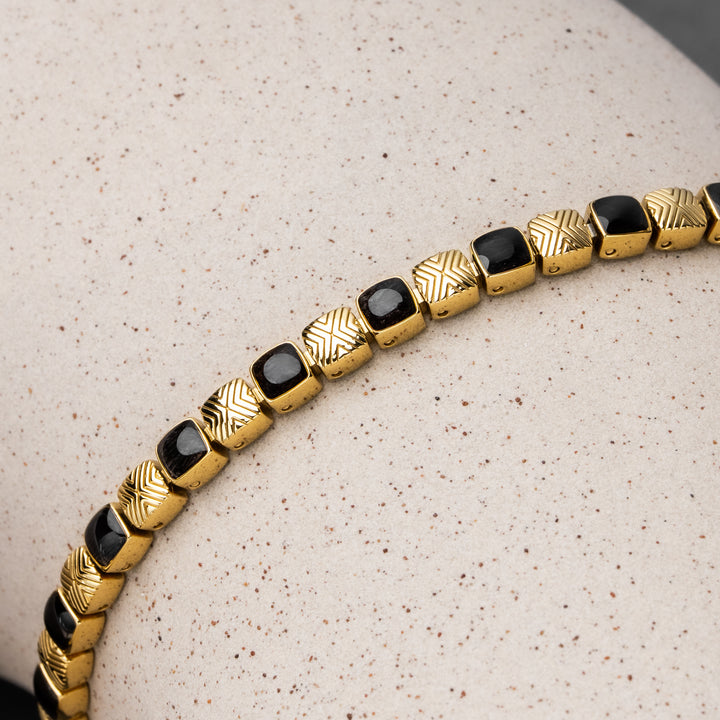 Peppered Armband (Ahorn/Gold)