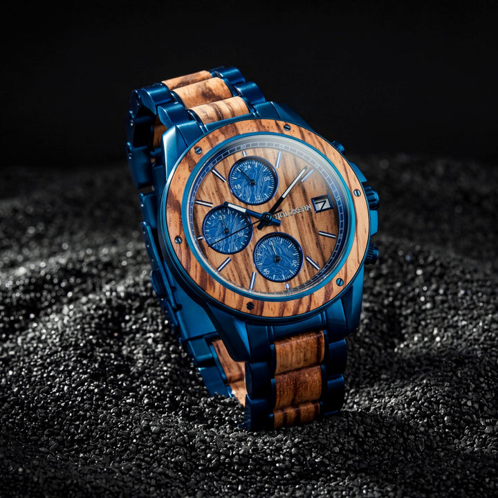 Gareth 41 (Zebranoholz/Blau)