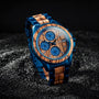 Gareth 41 (Zebranoholz/Blau)