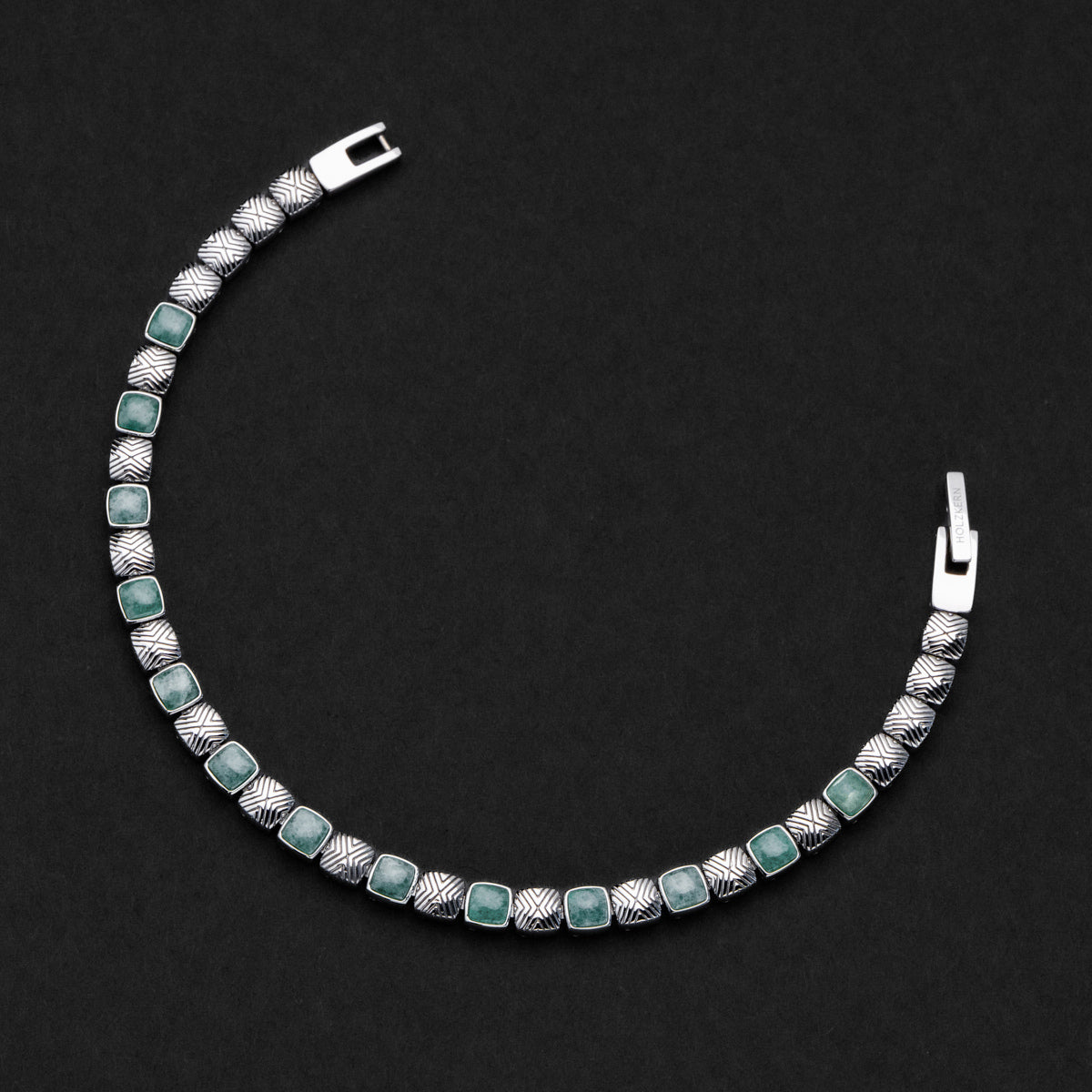 Peppered Armband (Aventurin/Silber)