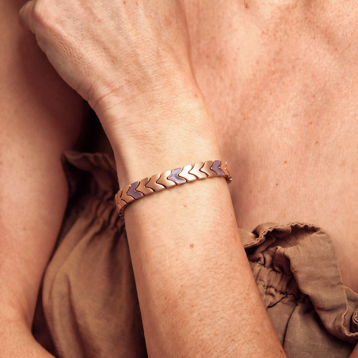 Alula (Amethyst/rose gold)