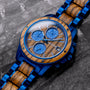 Gareth 41 (Zebranoholz/Blau)