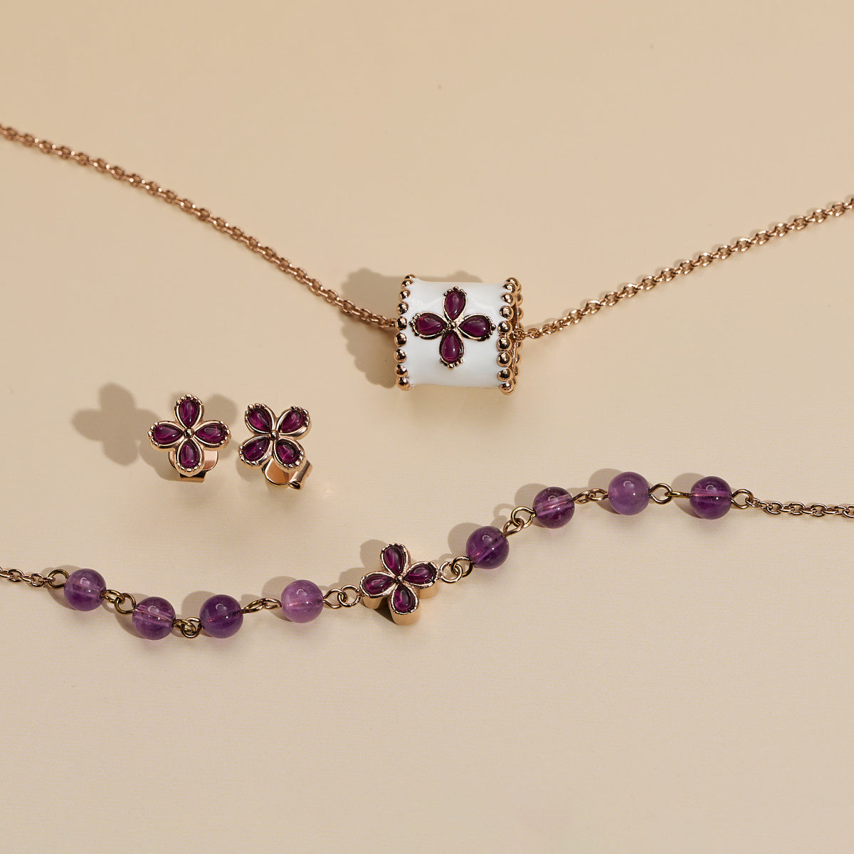 Limited Schmuck-Ensemble (Rosé)