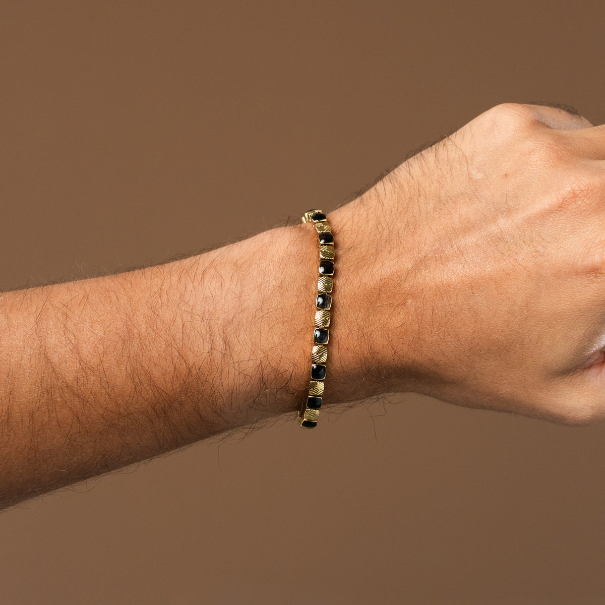 Bracelet « Peppered » (érable/or)