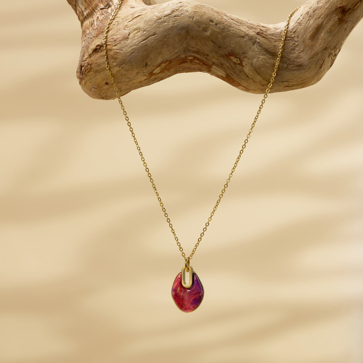 Collier Truecolors (Ronce de Noyer/or)