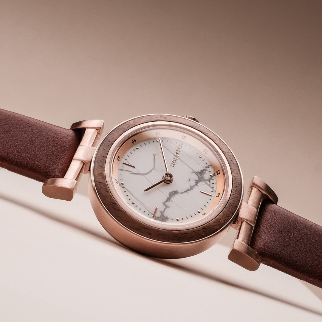 Damenuhren mit Lederarmband