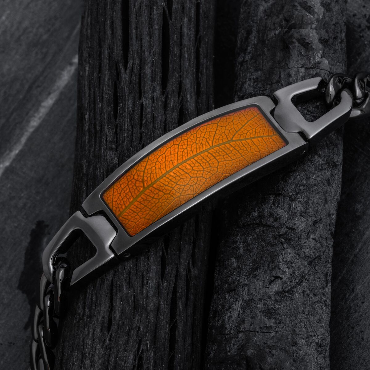 Modulus Bracelet (Leaf/Dark Gray)