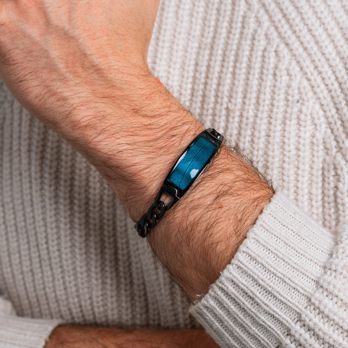 Modulus Armband (Blatt/Schwarz)