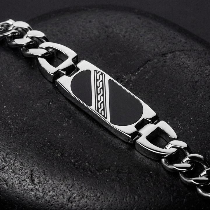 Outlands Armband (Schiefer/Silber)