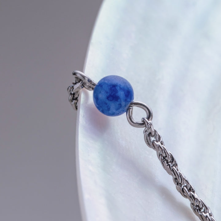 Dewdrops Necklace (Aventurine/Silver)