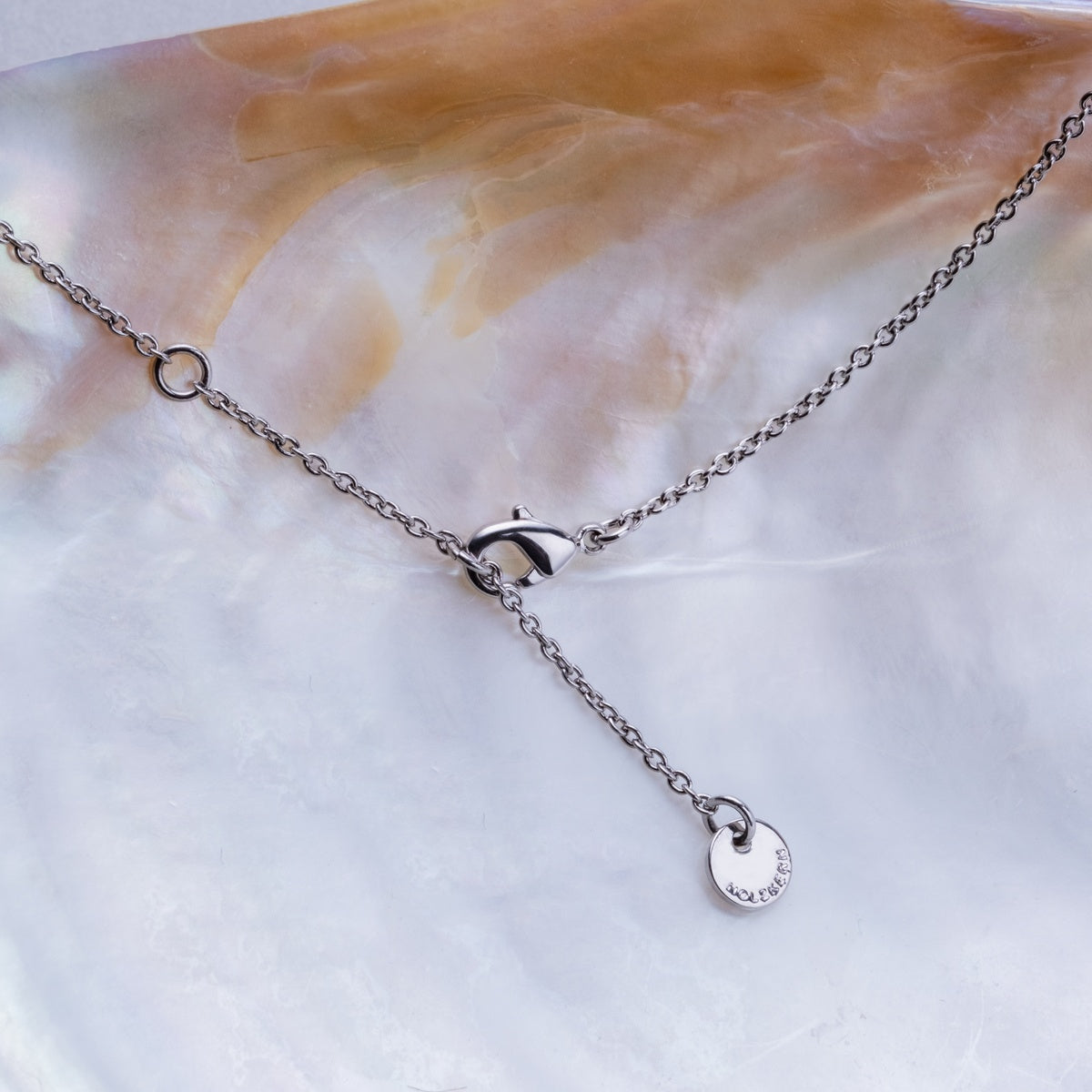 Dewdrops Halskette (Aquamarin/Silber)