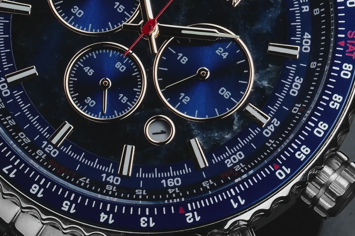 Openhorizon (Blue Marble/Silver) | Holzkern Wood Watches