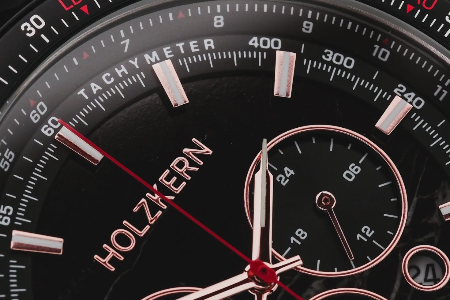 Openhorizon (Black Marble/Silver) | Holzkern Wood Watches