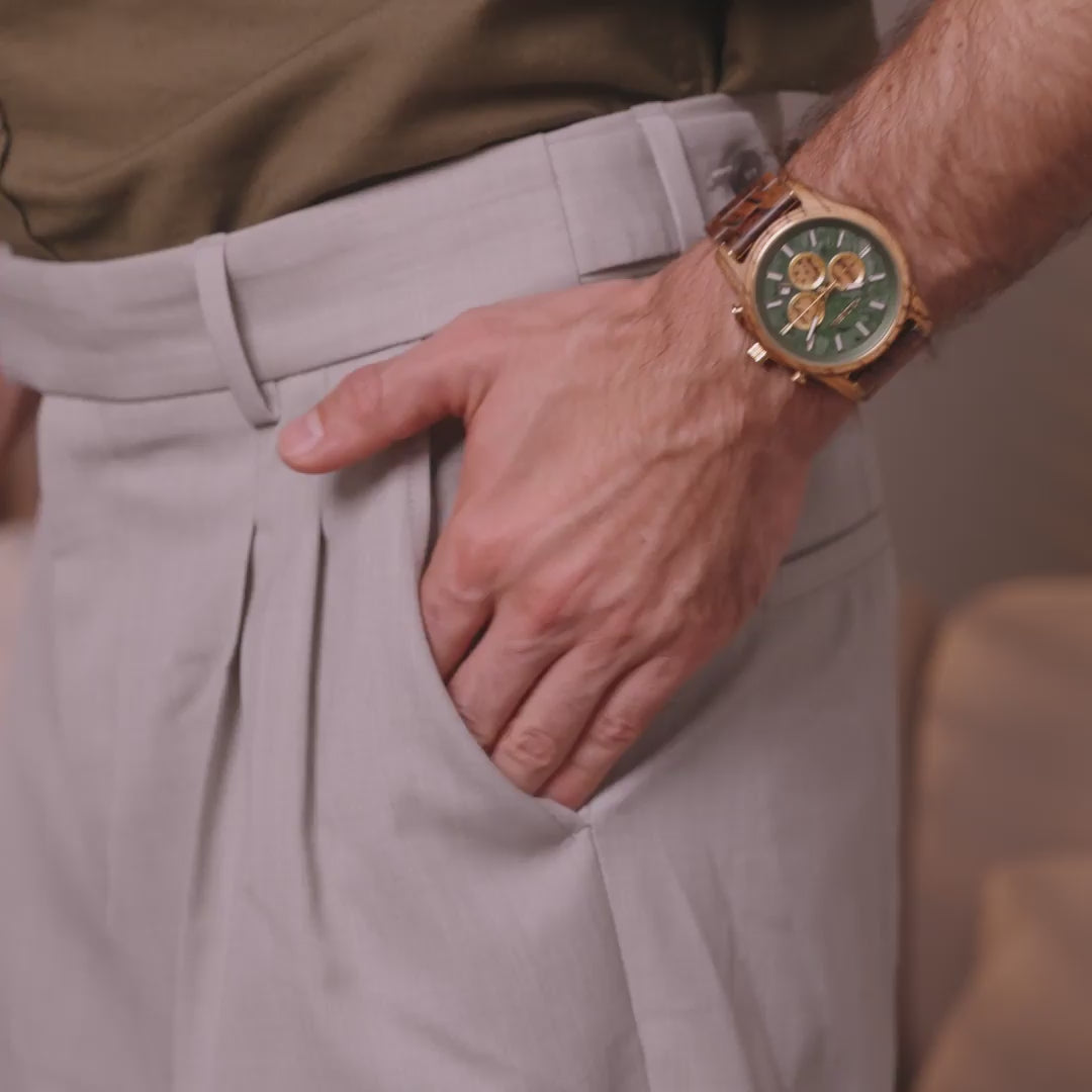 Canopy (Zebrawood/Marble) | Holzkern Wood Watches
