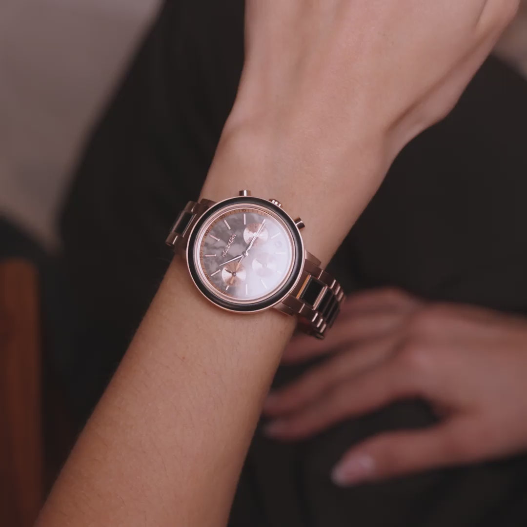 Calina (Maple/Marble) | Holzkern Wood Watches