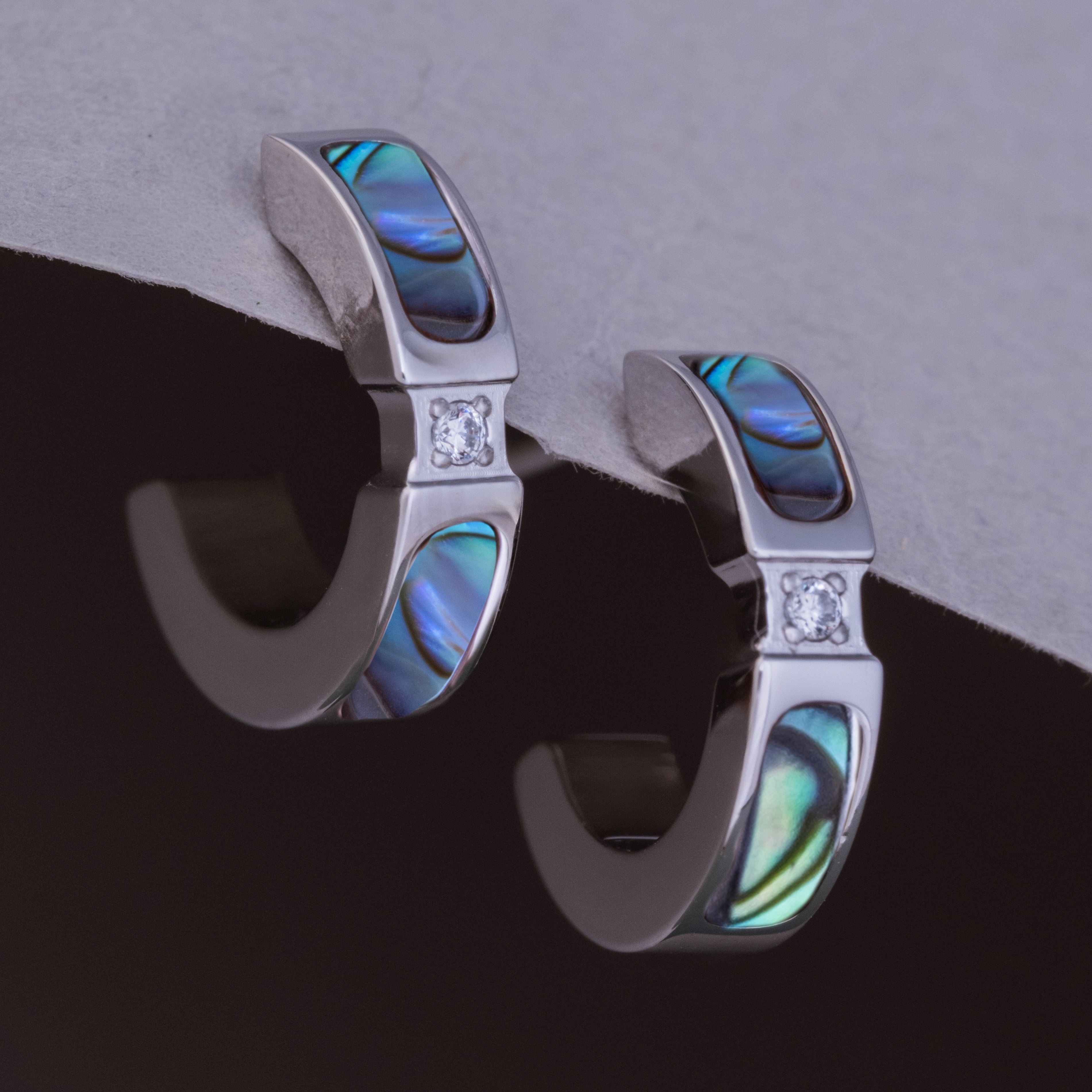 Campania Ohrringe (Abalone/Silber)