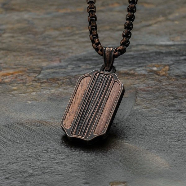 Collier Marked (noyer/cuivre)