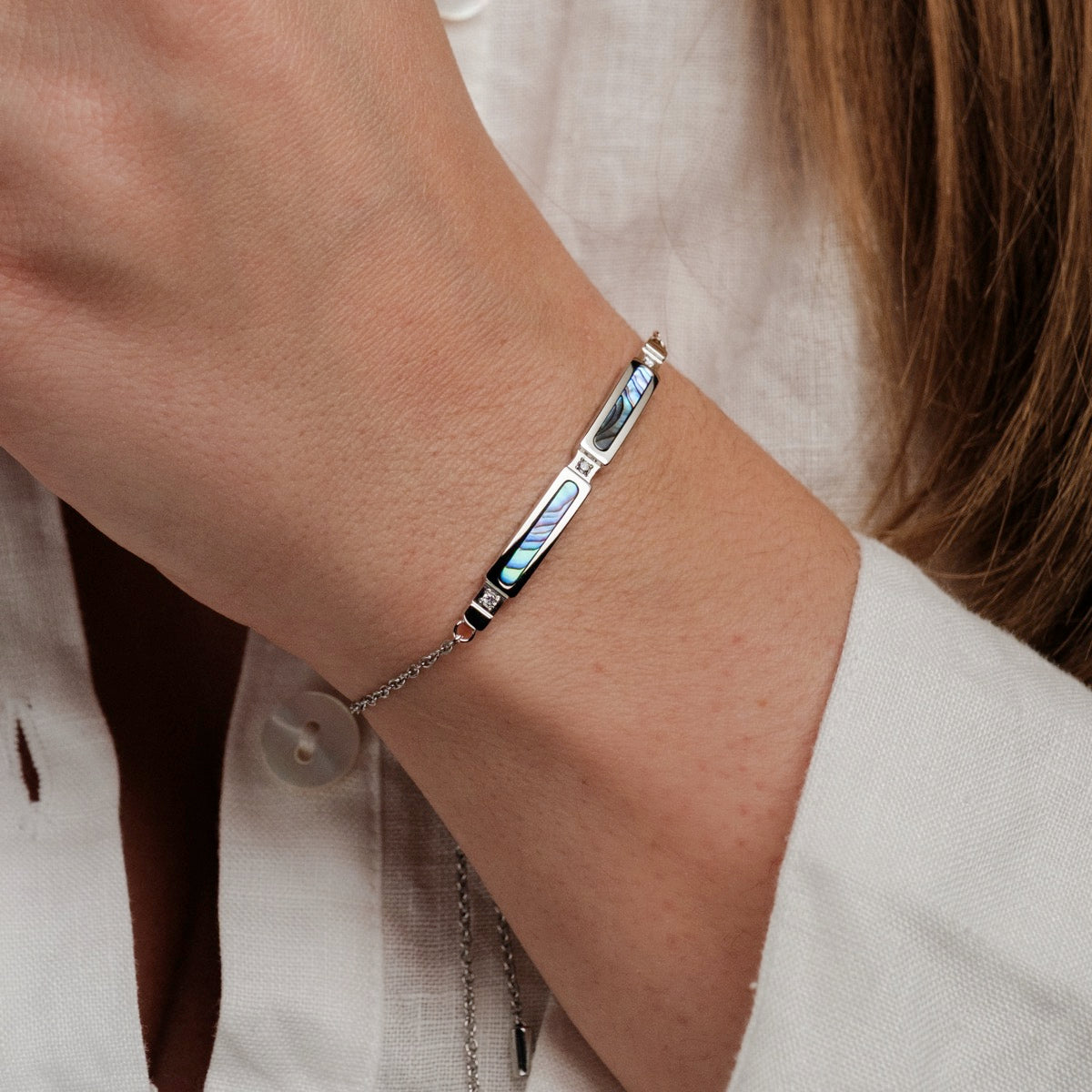 Campania Armband (Abalone/Silber)