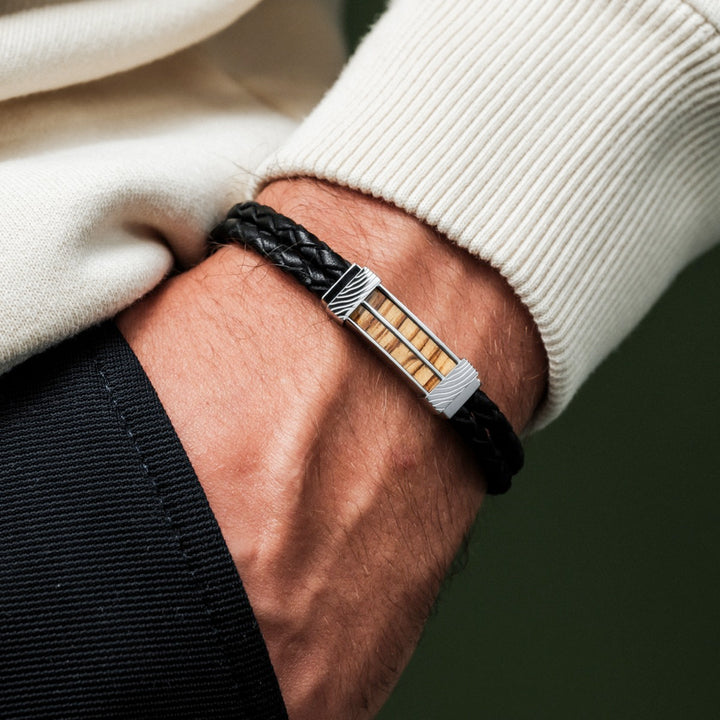 Wildrider Armband (Zebrano/Schwarz) I