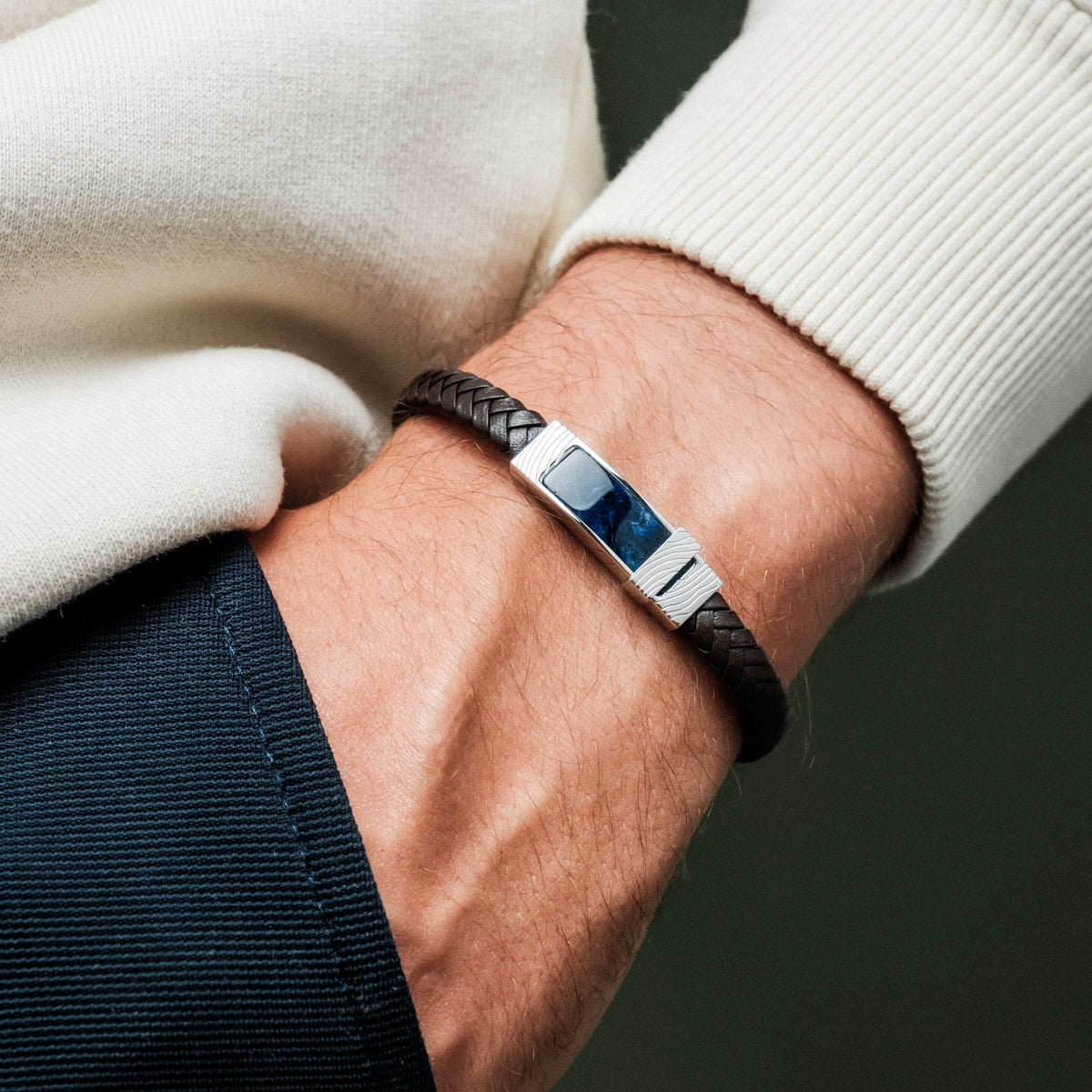 Wildrider Strap (Sodalite/Brown) – Holzkern