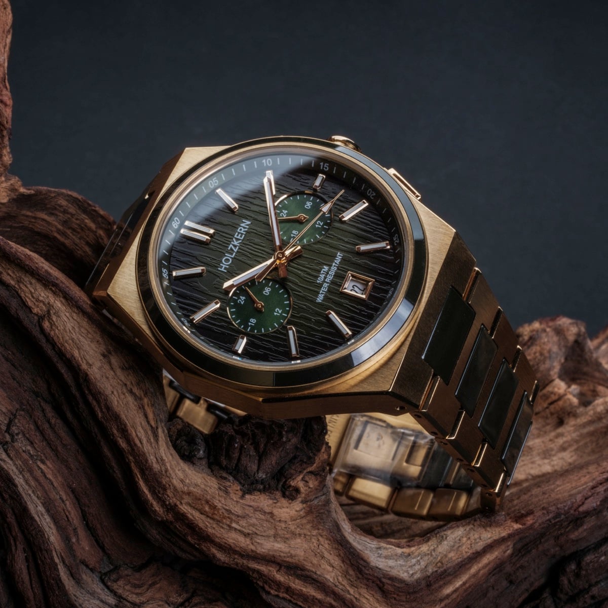 オルゴナイト 五芒星錐 桜瑪瑙 Oceanswell (Ceramic/Gold) – Holzkern