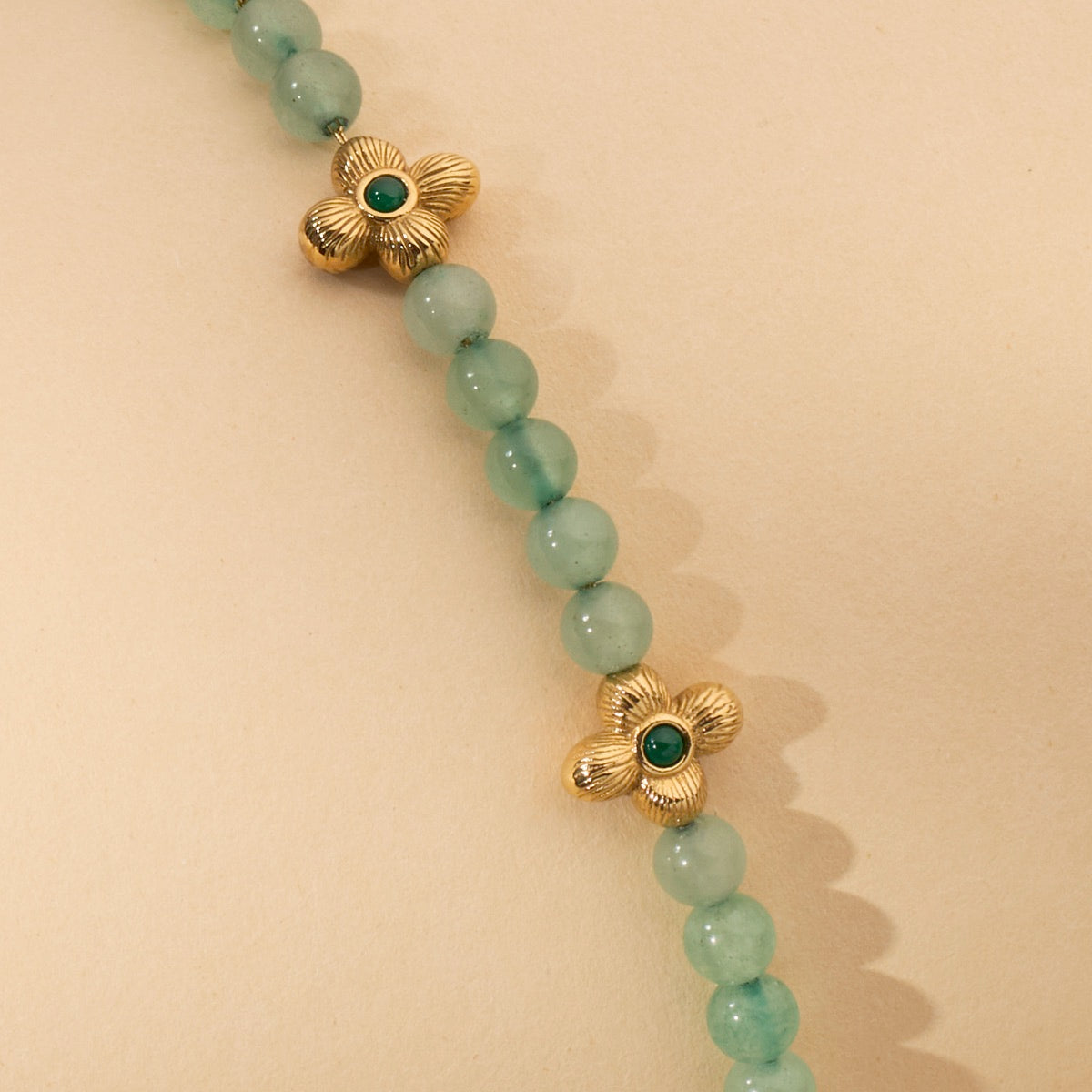 Fireworks Strap (Aventurine/Gold) I