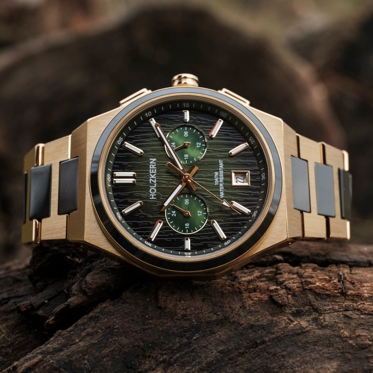 Oceanswell (Ceramic/Gold) – Holzkern