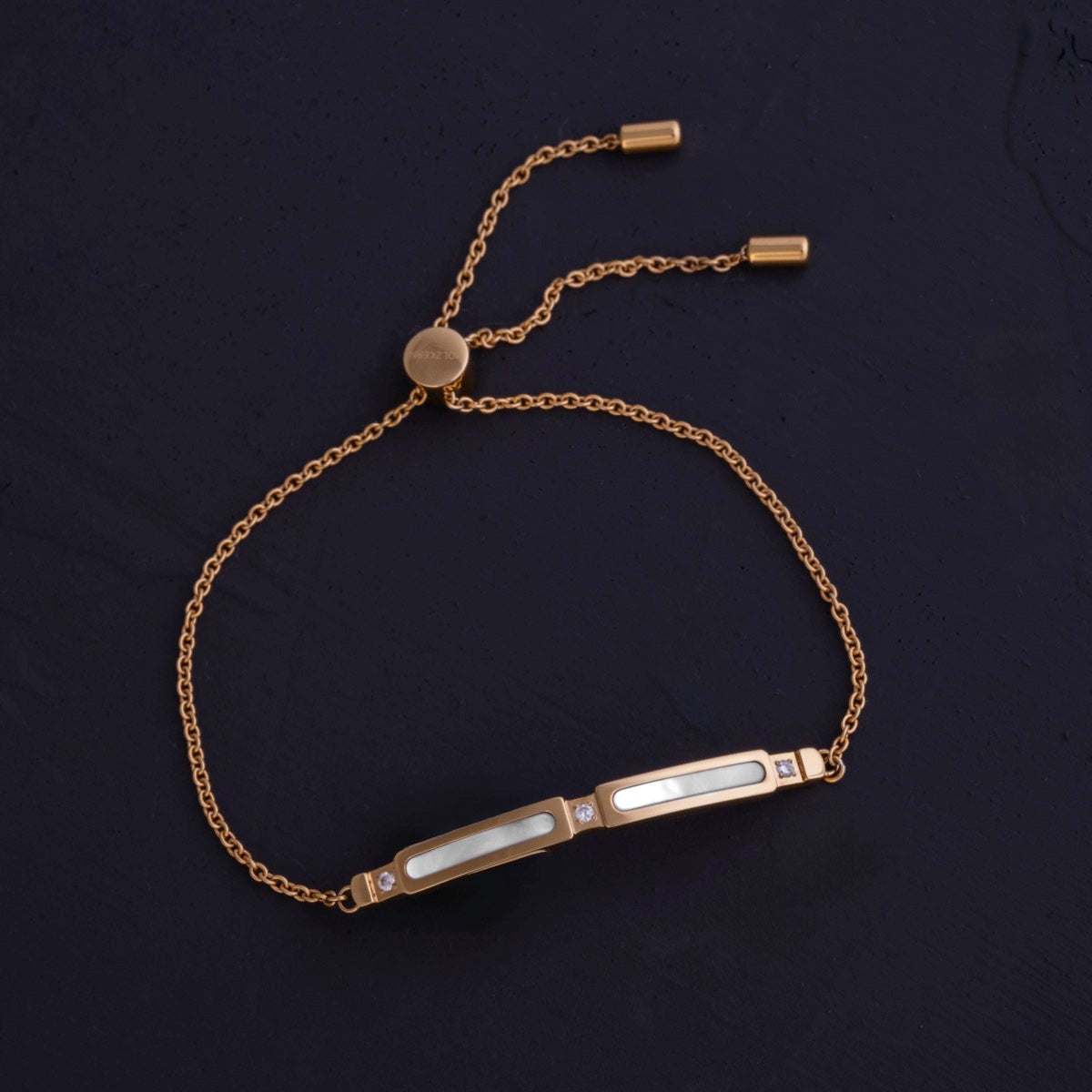 Campania Armband (Perlmutt/Gold)