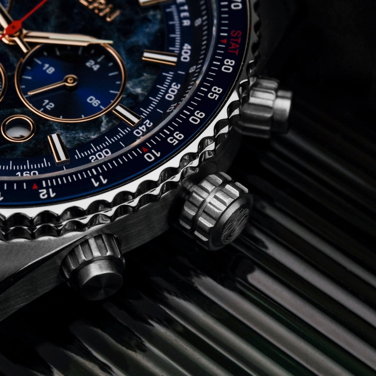 Openhorizon (Blue Marble/Silver) | Holzkern Wood Watches