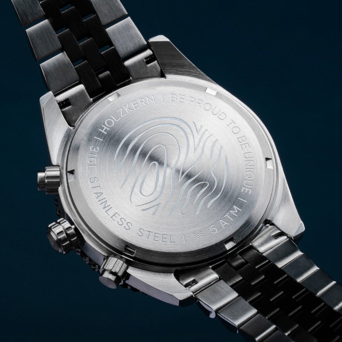 Openhorizon (Gray Marble/Silver) | Holzkern Wood Watches