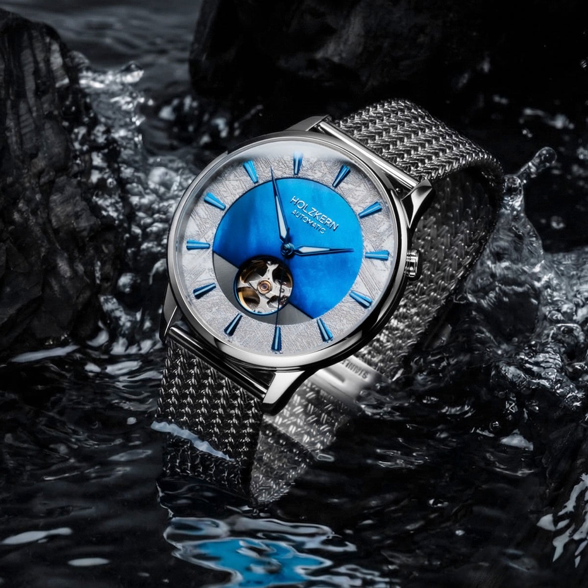 Spacehunter (Mother-of-pearl/Silver) – Holzkern