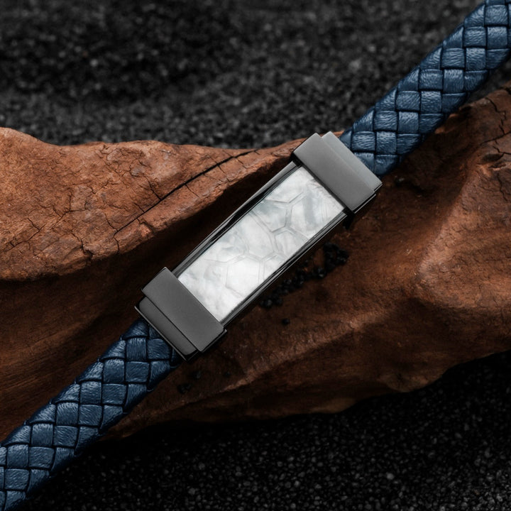Bracelet Wildrider (Nacre/Bleu)