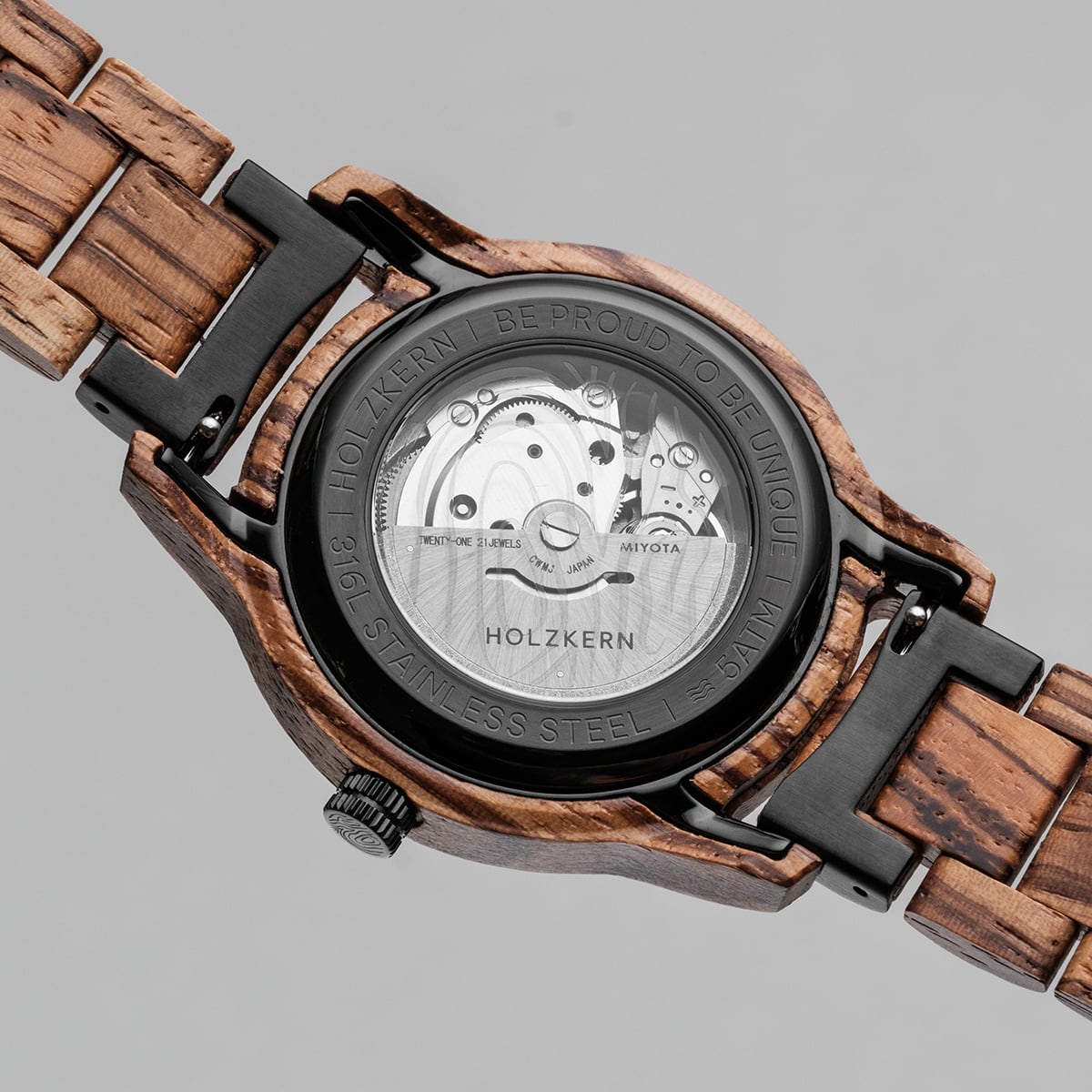 Nightbird (Zebrawood/Green) – Holzkern