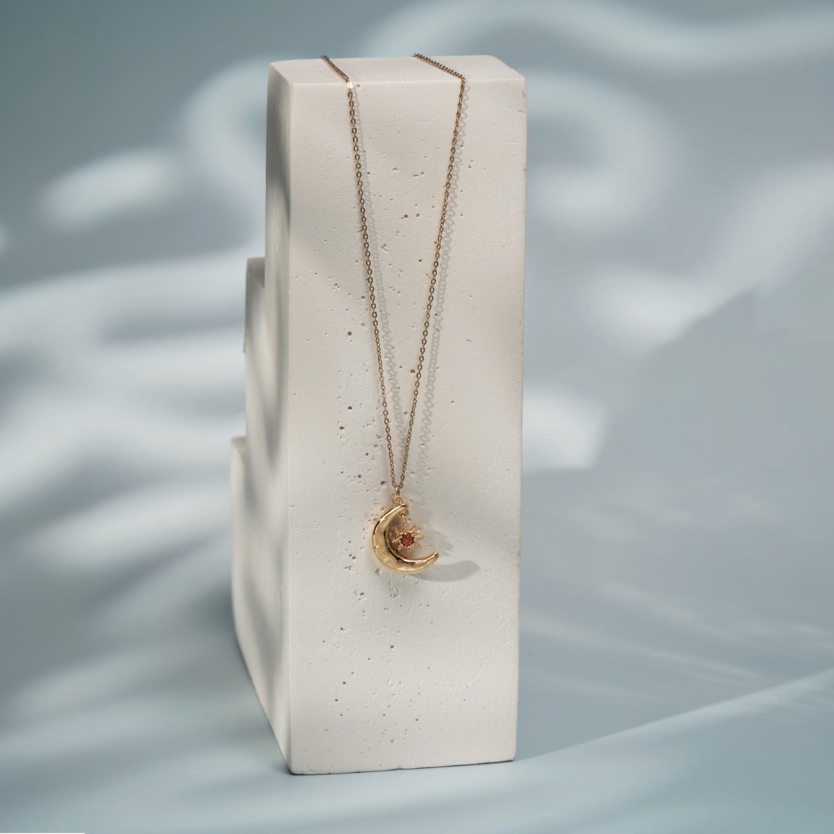 Collier Newmoon (grès/or)