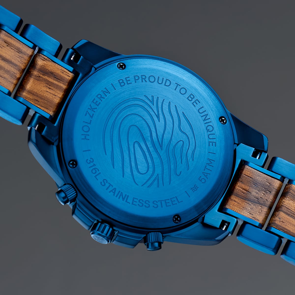Holzkern Wood Watches | Gareth (Zebrawood/Zebrawood)