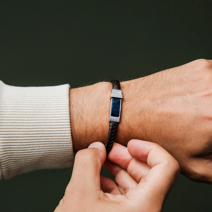 Wildrider Armband (Sodalith/Braun)