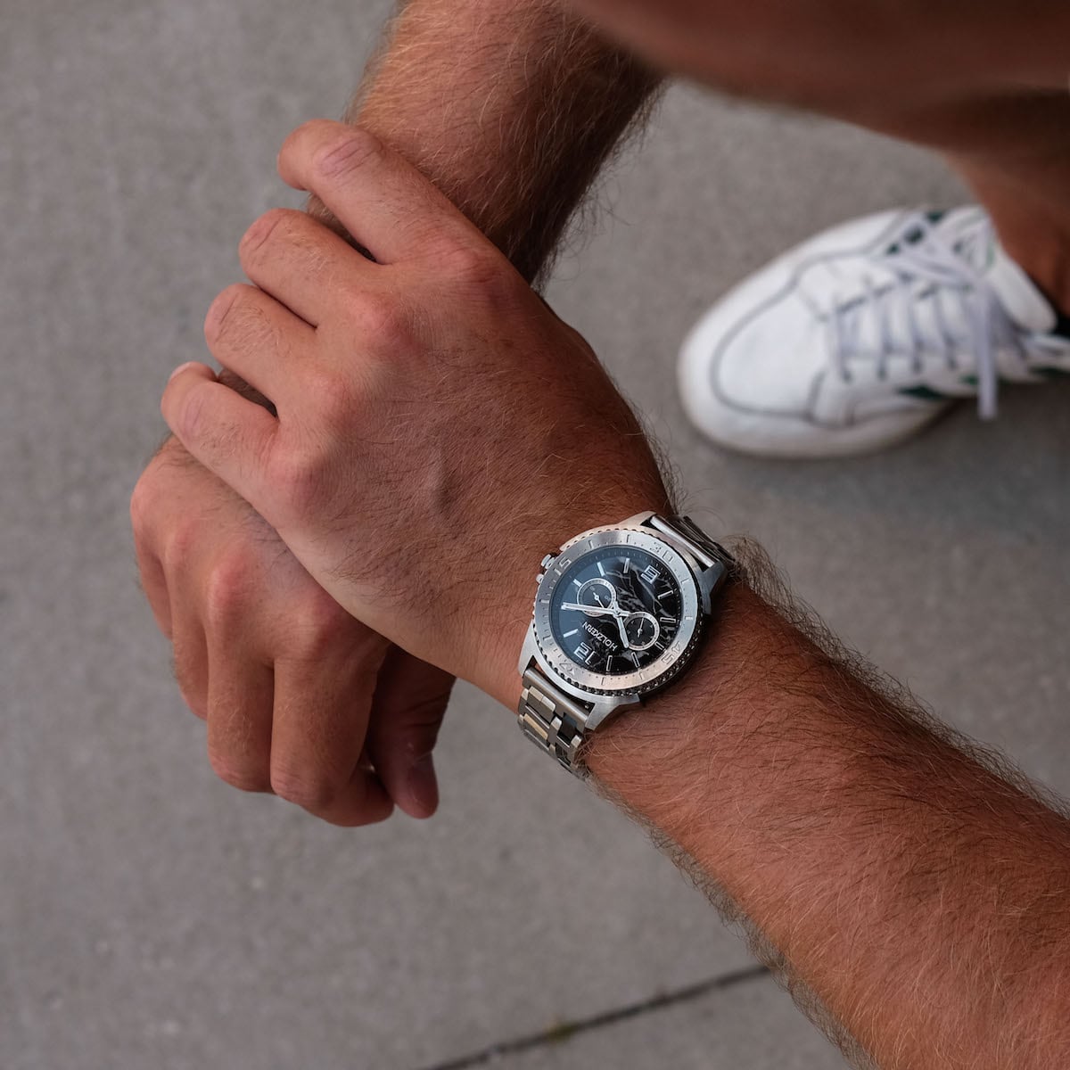 Norium (Marble/Silver) | Holzkern Wooden Watches
