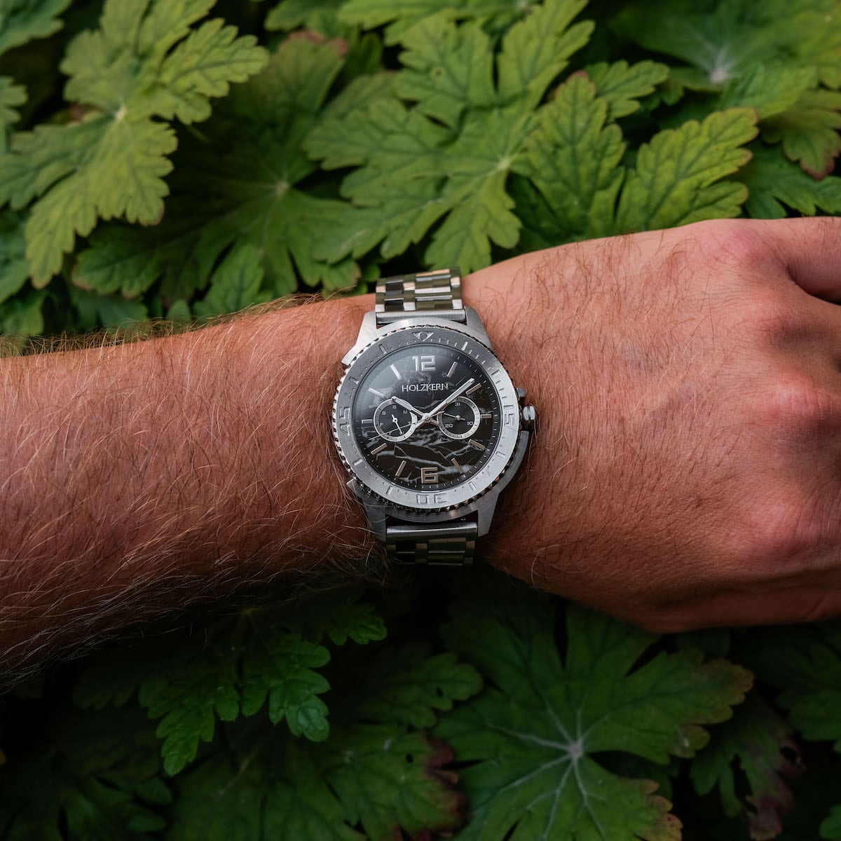 Norium (Marble/Silver) | Holzkern Wooden Watches