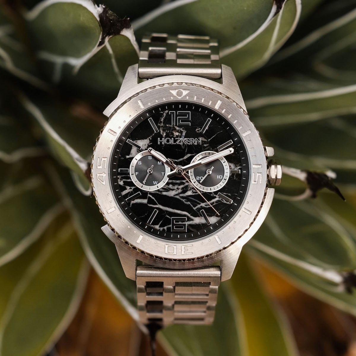 Norium (Marble/Silver) | Holzkern Wooden Watches